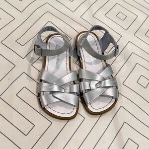 Salt Water Silver Sandals